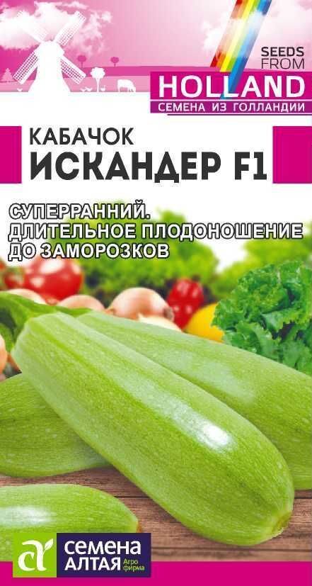 КАБАЧОК ИСКАНДЕР F1/СЕМ АЛТАЯ/5 ШТ. SEMINIS (ГОЛЛАНДСКИЕ СЕМЕНА)