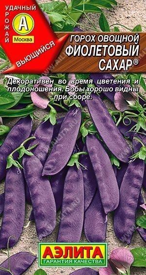 Горох овощной Фиолетовый сахар