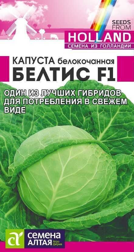 КАПУСТА БЕЛТИС F1/СЕМ АЛТАЯ/ 15 ШТ. SEMINIS (ГОЛЛАНДСКИЕ СЕМЕНА)